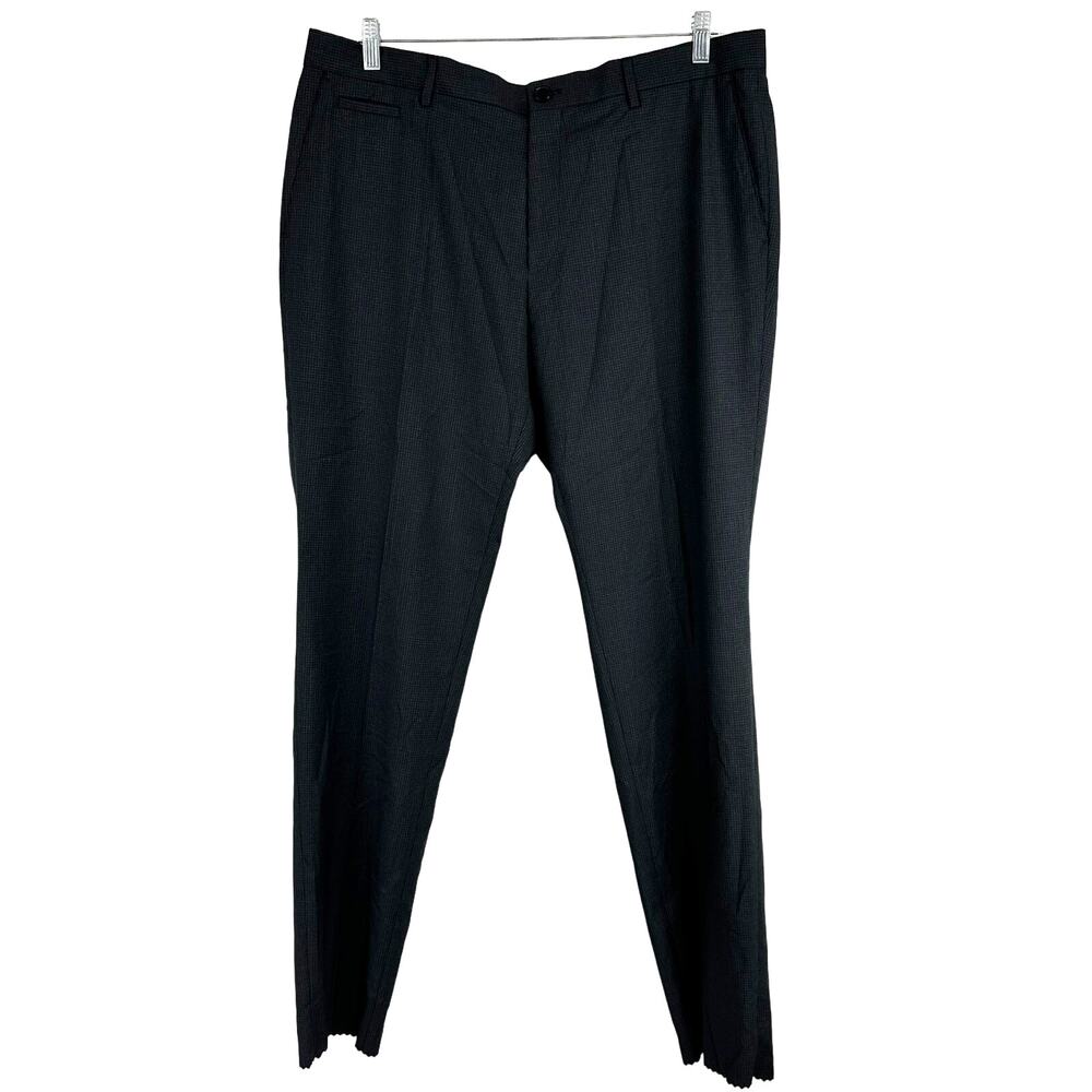 Boss Hugo Boss NWT H-Genius-222 Men's Dress Pants Black Size 40R Wool Blend